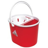 ValueX Plastic Mop Bucket With Wringer 15 Litre Red - 0907005 DD